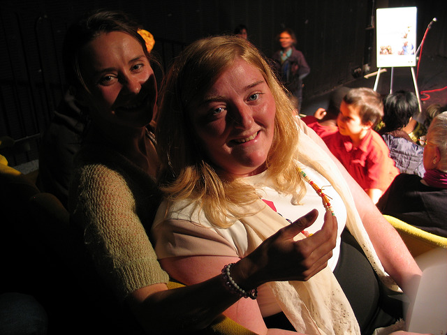 Sheena and Stacey, Making it Home Farewell Party at NEA