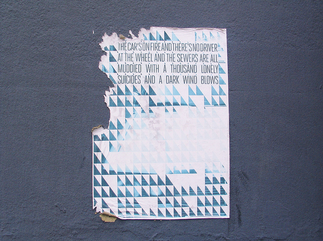 Found poetry on the streets of Edinburgh