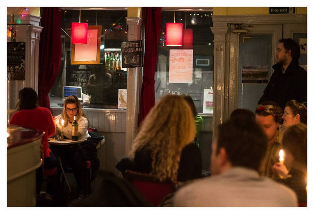 The lovely audience at Talking Heids November