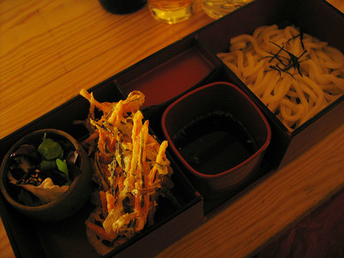 Part of the Itadaki Course at Itadaki Zen vegan Japanese restaurant, King's Cross, London