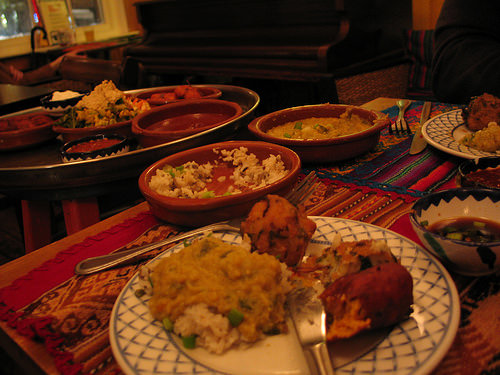 Vegan sharing platter at El Piano, York