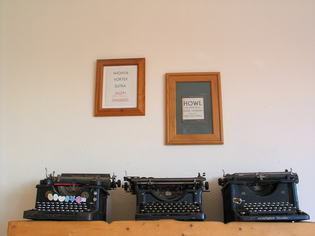 Ginsberg & typewriters