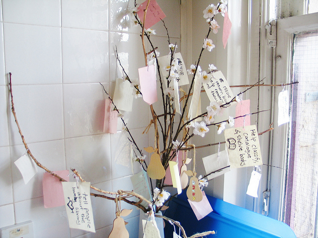 Glasgow Women's Library: the volunteer tree!