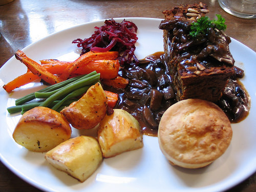 Vegan Sunday roast at Goji, York